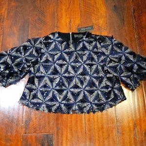 Gracia Sequin Top